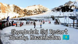 Shymbulak Ski Resort Шымбұлақ ЧимбулакЧымбулак  Almaty Kazakhstan Winter Trip  Alguno Diaries [upl. by Thury]