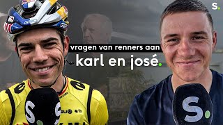 Nu stellen Remco Wout en Mathieu de vragen aan Karl en José [upl. by Nairret907]