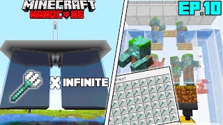 I Built Biggest Infinite Trident Farm in Minecraft Hardcore 118 Ep10hindi [upl. by Aramo125]