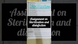 sterilization and disinfection medical subscribemychannel medicalstudent [upl. by Ijan258]