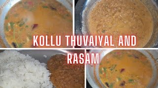 kolluthuvaiyal and kollurasamhorse gram recipe in tamil healthy lunch [upl. by Krawczyk]