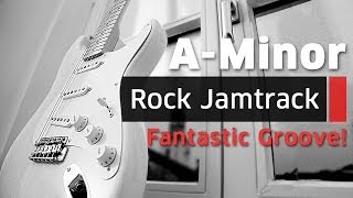 ★★★ MEGA ★★★ Guitar Jamtrack AMinor Rock Fantastic Groove  JAMTRACKde [upl. by Sergeant]