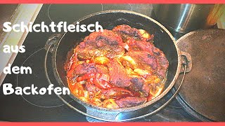 Schichtfleisch aus dem Backofen [upl. by Eniamrej]