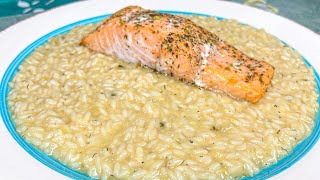 20 de Minute Risotto reteta clasica italiana cu somon [upl. by Notyal]