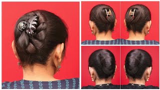 Make This Multiple Juda Hairstyle By Your Self  Clutcher Juda Hairstyle For Ladies  Medium Hair [upl. by Tipton384]