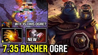 WTF 735 Basher Unlimited Ignite Burn Solo Mid Ogre Magi Brutal Carry Hit Like a Truck Dota 2 [upl. by Beauchamp]