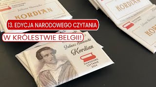 13 edycja Narodowego Czytania w Królestwie Belgii [upl. by Nannerb]