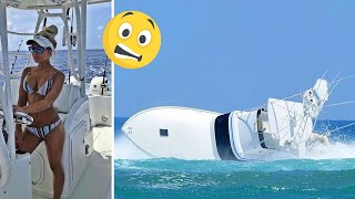 Epic Boat Fails Compilation [upl. by Danica365]