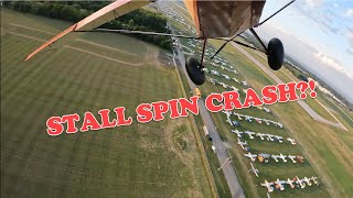 Airplane near death experience Stall spin crash [upl. by Gerge]