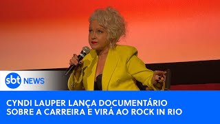 Cyndi Lauper deixa sua marca em Hollywood e lança documentário quotCyndi Lauper Let The Canary Singquot [upl. by Nichole]