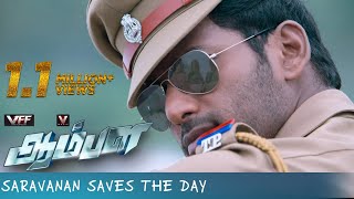 Ambala HD  Vishal Blockbuster Hindi Dubbed Movie  Hansika Motwani Ramya Krishnan Santhanam [upl. by Bysshe60]