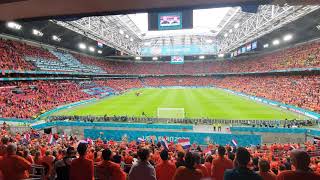 Wilhelmus national anthem  Johan Cruyff Arena  Netherlands vs North Macedonia  UEFA EURO 2020 [upl. by Eiramrefinnej]