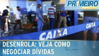 Caixa e Banco do Brasil abrem mais cedo para mutirão do Desenrola  Primeiro Impacto 221123 [upl. by Chambers836]