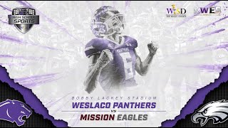 Football Playoffs 2023 Mission Eagles vs Weslaco Panthers [upl. by Nosiddam]