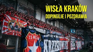 Wisła dopinguje i pozdrawia podczas meczu Ruch Chorzów  Wisła Kraków Daj łapę w górę skomentuj [upl. by Bledsoe329]