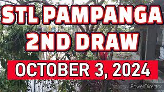 STL PAMPANGA RESULT TODAY 2ND DRAW OCTOBER 3 2024 4PM  THURSDAY [upl. by Nnylacissej923]