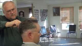 30s WHITE WALLS CUT BARBER STYLE [upl. by Ellerrad]