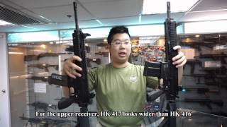 VFC HK 417 Gas Blowback Rifle Review in Cantonese with English subtitle [upl. by Anytsirhc415]