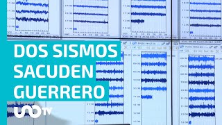 Dos sismos sacuden Guerrero casi al mismo tiempo reportan que se sintieron en CDMX [upl. by Yahs]