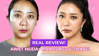 REAL REVIEW🚨AWET MUDA  MANCUNG  VSHAPE🔥🙌🏼 [upl. by Cattan]