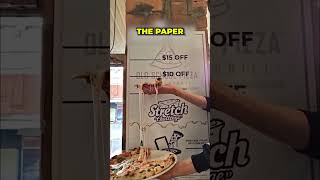 Get FREE PIZZA By Mastering This Cheese Stretch😳 [upl. by Uhej]