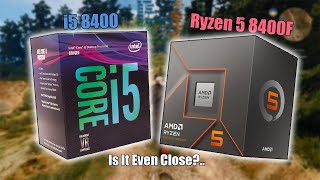 Intel Core i5 8400 Vs AMD Ryzen 5 8400F  Is It Even Close [upl. by Strander]