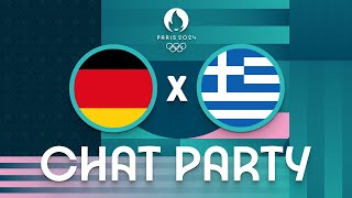 Germany v Greece  Mens Olympic Basketball Tournament Paris 2024  Chat Party ⚡🏀 [upl. by Leventhal]