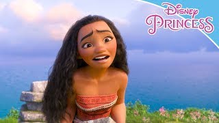 Shiny  Moana Lyric Video  DISNEY SINGALONGS [upl. by Anelat659]