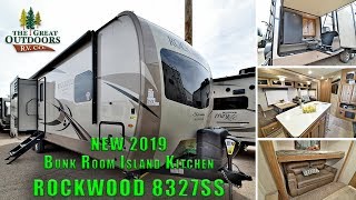 New 2019 Bunk Room Island Kitchen ROCKWOOD 8327SS Travel Trailer RV Camper Colorado Dealer [upl. by Nelle439]