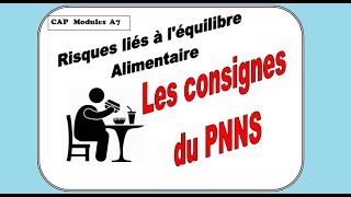 S3s2  Recommandations du PNNS4 [upl. by Aneetsirk448]