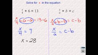 CCSS ACED4  solve literal equations [upl. by Yluj]