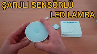 SGE Sensörlü USB Şarjlı Led Lamba [upl. by Hughie460]