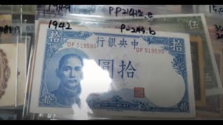 096 Korea Seoul Banknote Shop  China banknote Collection Part 1  2024 banknote currency coin [upl. by Stine669]