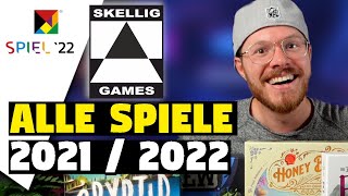 Alle Brettspiele von SKELLIG GAMES 20212022  SPIEL Messe [upl. by Asiak]