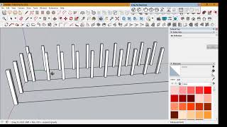 Sketchup Linear Array Tools [upl. by Yenot]