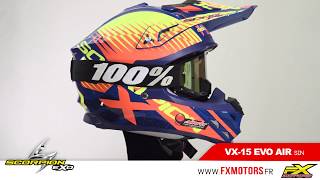 Casque Motocross Scorpion VX15 Air Sin 2018 [upl. by Rehpretsirhc]