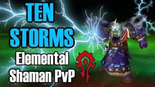 Ten Storms  Classic WoW Elemental Shaman PvP [upl. by Dolly624]