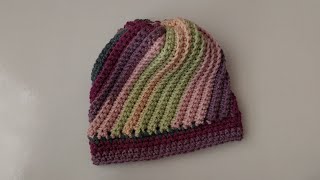 LEFT HANDHow To Crochet BEANIE HAT Crochet Tutorial For Absolute Beginners FOR EVERY SİZE [upl. by Ydarg213]