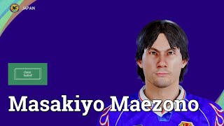 Masakiyo Maezono  PES Clasico Face Bodyamp Stats [upl. by Ylrac179]