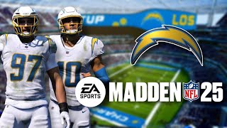 “SEASON OPENER”  Madden 25 Los Angeles Chargers Franchise Ep1 [upl. by Atteve]