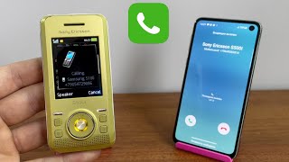 Samsung S10E vs Sony Ericsson S500i incoming outgoing Call [upl. by Sadie]