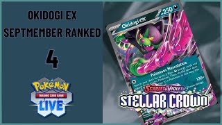 Okidogi EX  Pokémon TCG Live September 2024 Stellar Crown Season Part 4 [upl. by Jo]