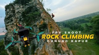 FPV shot rock climbing  Tebing Candi Klapanunggal [upl. by Naanac925]