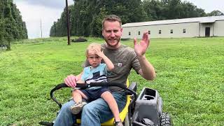 Mowing The Field With Levi Tractors For Kids Mowers For Kids [upl. by Lowrie131]