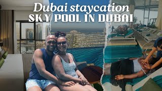 Aura Sky Pool Experience while staying at Millennium Place Hotel Dubai Marina [upl. by Sauls]