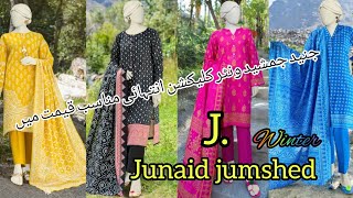 J junaid jamshed winter and festive collection 2023  j new arrival 2023 [upl. by Trillbee846]