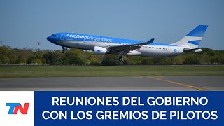 Las autoridades de Aerolíneas se reúnen con el gremio de pilotos tras el anuncio de privatización [upl. by Gillie]