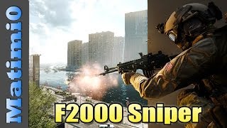 F2000 Sniper  Terrible Weapon Challenge  Battlefield 4 [upl. by Nreval682]