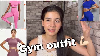 GYM OUTFIT HAUL 🏋️‍♀️💪🏻  What I Wear in gym  ashimasaxena [upl. by Sokil]