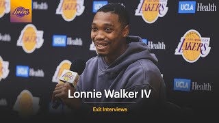 Lonnie Walker IV  202223 Lakers Exit Interviews [upl. by Durante]